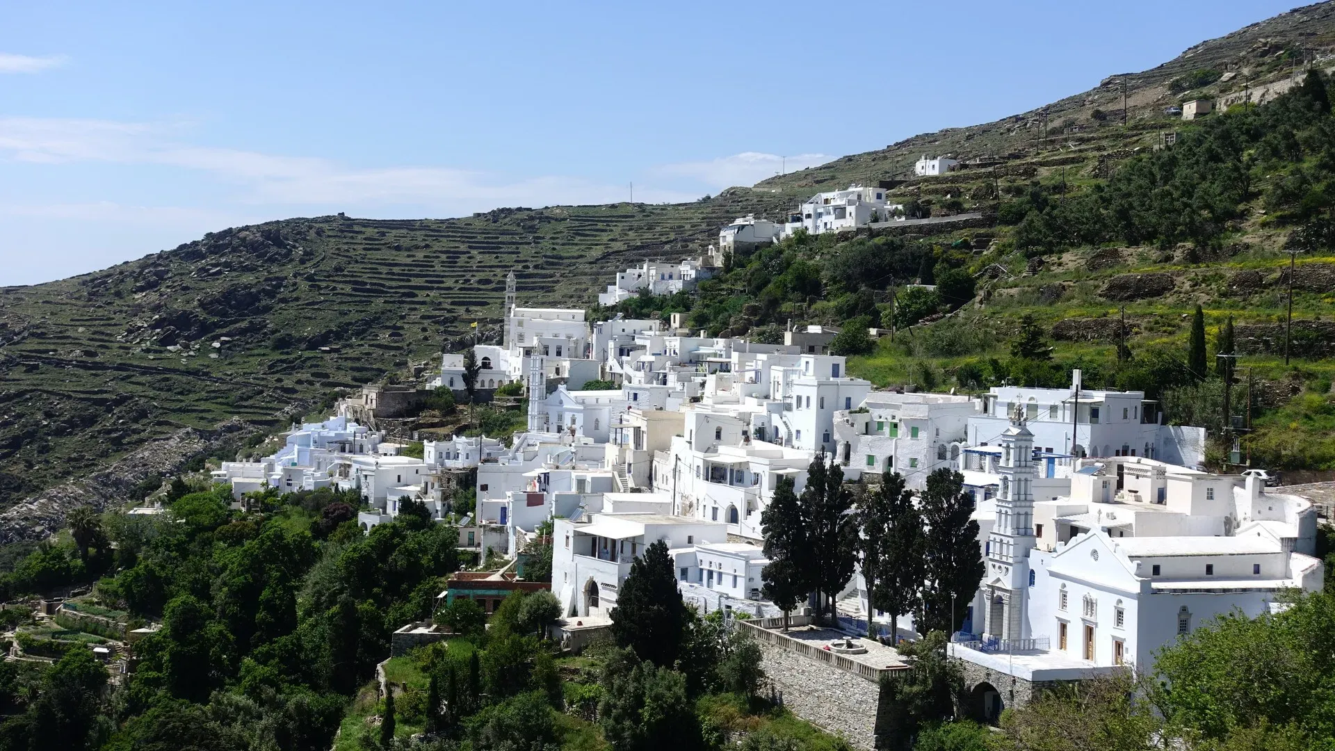 Kardiani: The verdant village of Tinos with the enchanting view