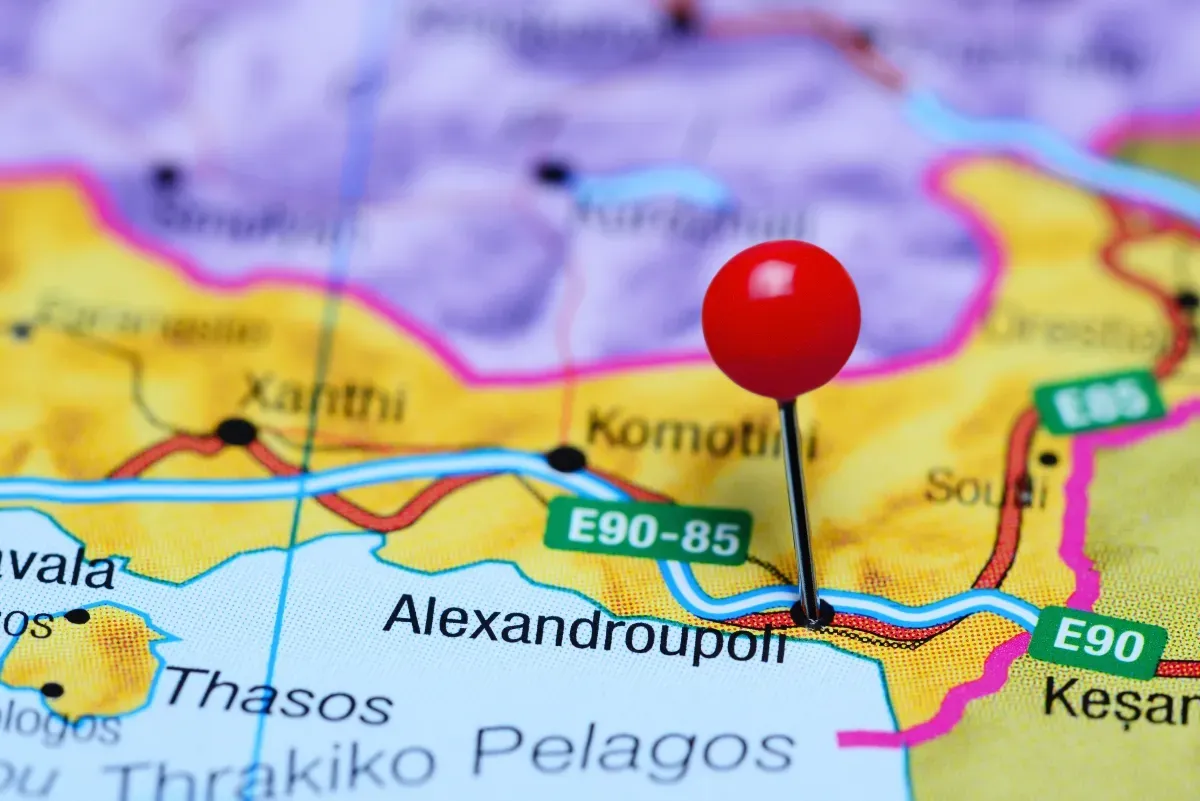 Xάρτης της Αλεξανδρούπολης (Πηγή: Shutterstock)