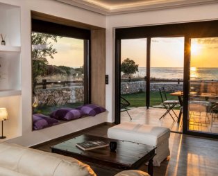 Olivo Mare: Escape with Kyparissias sunset as a backdrop