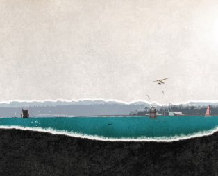 Μια επιπλέουσα σάουνα, στα ανοιχτά του Σιάτλ (pics & vid)