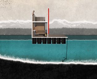 Μια επιπλέουσα σάουνα, στα ανοιχτά του Σιάτλ (pics & vid)