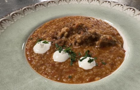 Kalabaka: Here we enjoyed the best veal with trahana