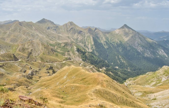 A ride in the clouds: Driving on Greeces highest paved road