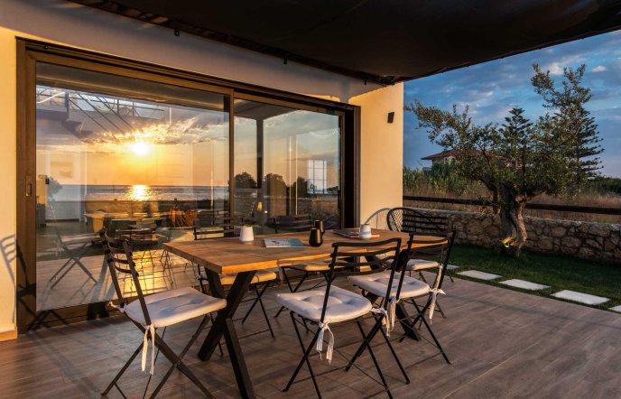 Olivo Mare: Escape with Kyparissias sunset as a backdrop