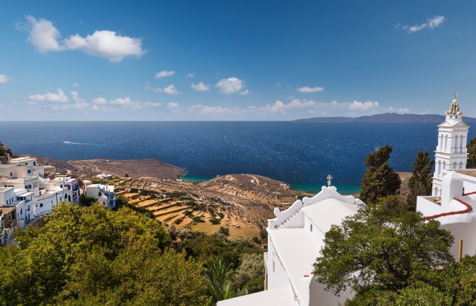 Kardiani: The verdant village of Tinos with the enchanting view