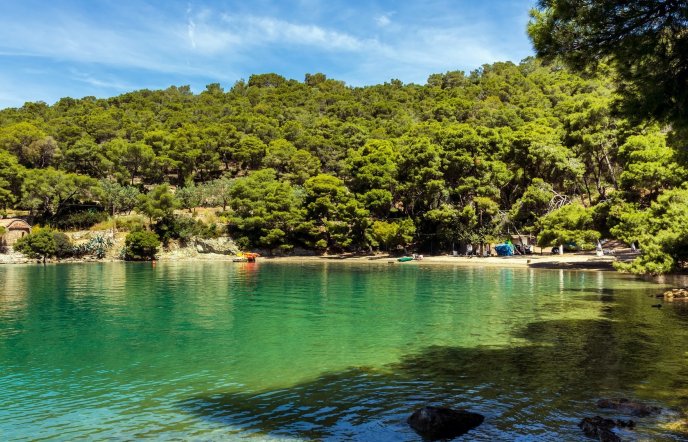Poros: A dip in the romantic Love Bay